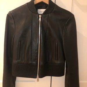 Scanlan & Theodore, Leather Bomber Jacket - Size 8